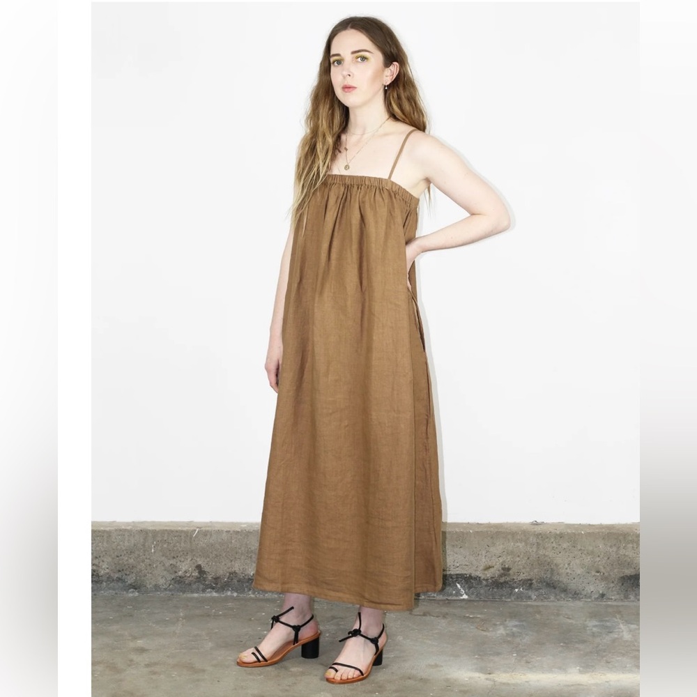 Filosofia linen midi dress XS